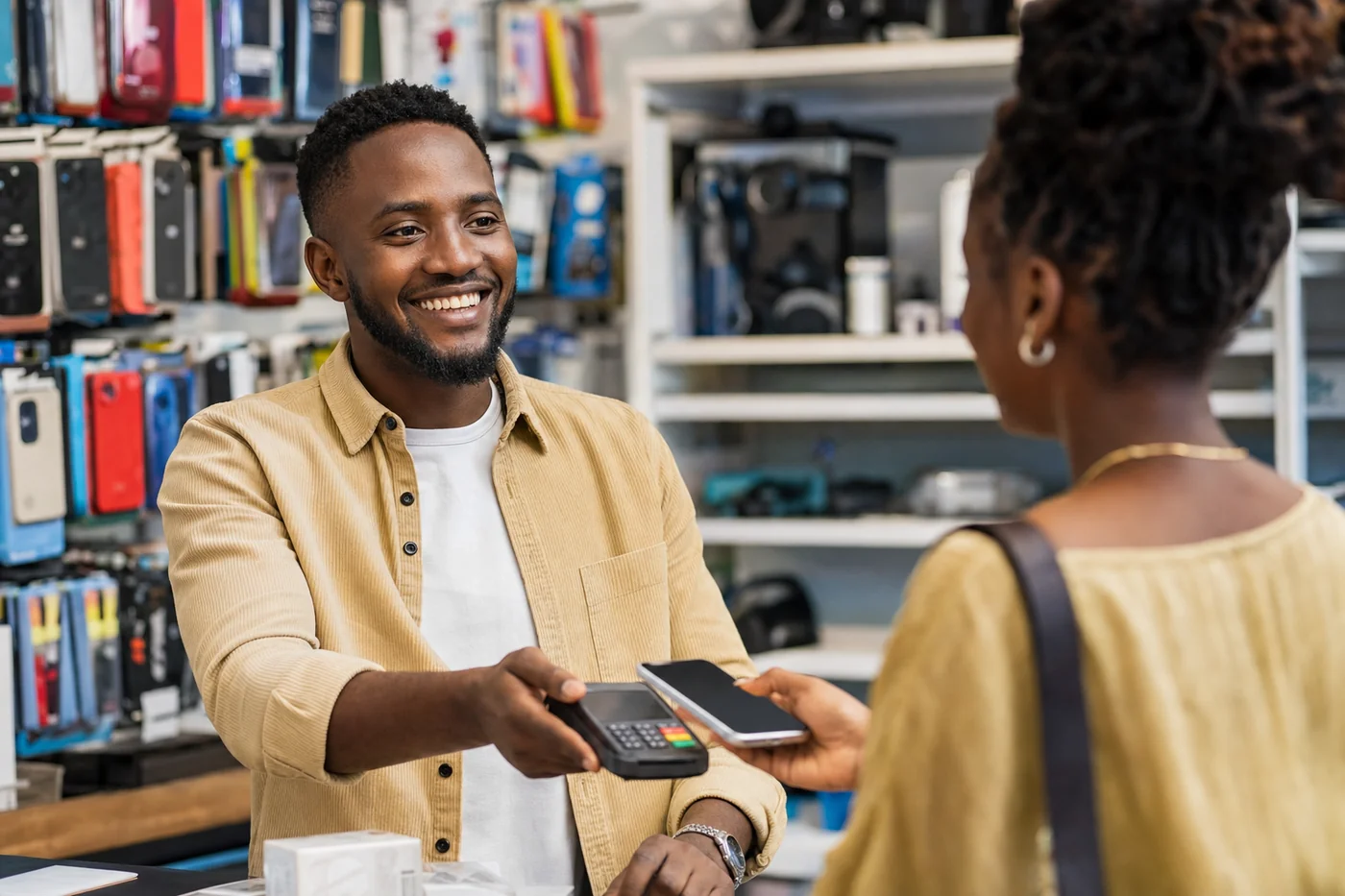 Encaisse en boutique et en ligne